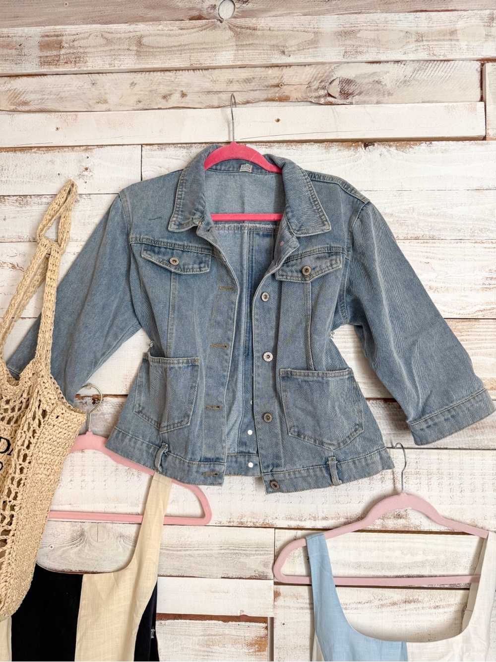 Light Blue Denim Jacket - Classic Women's Jean Jacket